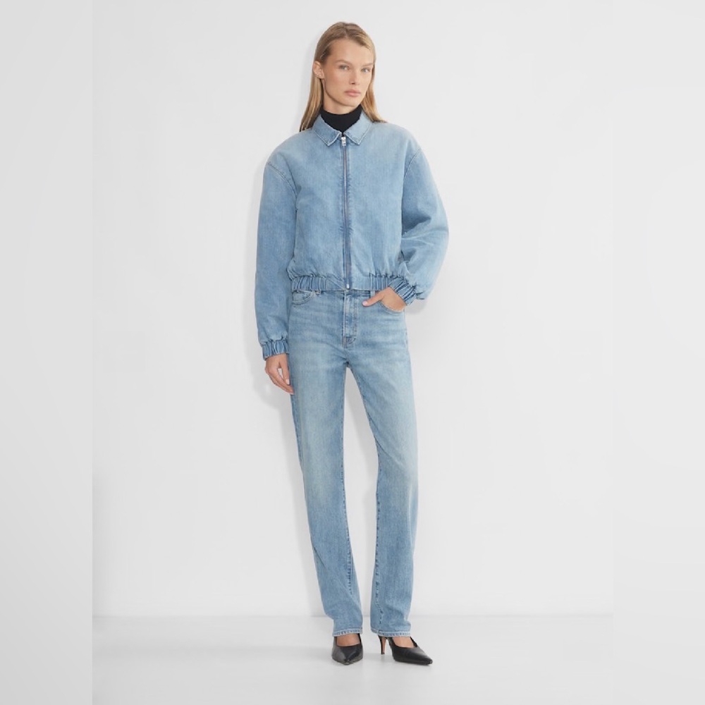 Aritzia Denim Forum The 90's Sculpt Mid-rise Straight Jean | Size 26 - Picture 2 of 14